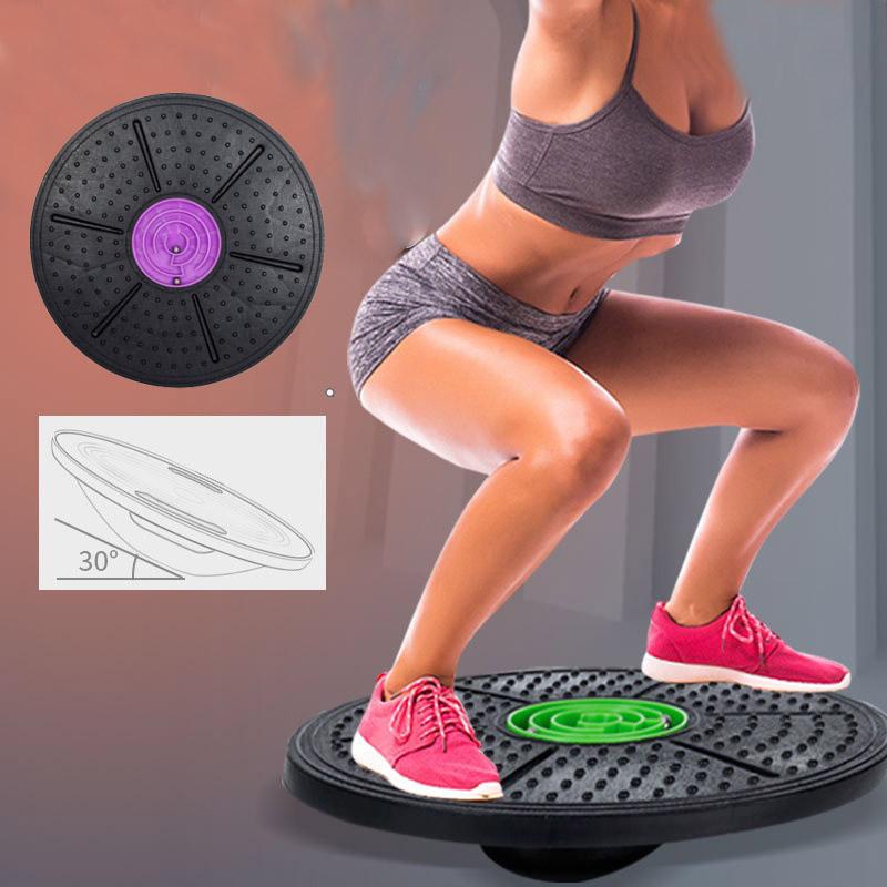 Yoga Balance Board Stability Wobble Exercise Trainer Home Fitness