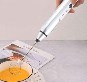 Rechargeable Electric Milk Frother Automatic Kitchen Juice Food Mixer Cream Egg Beater Blender