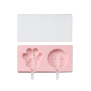 Silicone Animals Shapes Ice Cream Mold With Lid