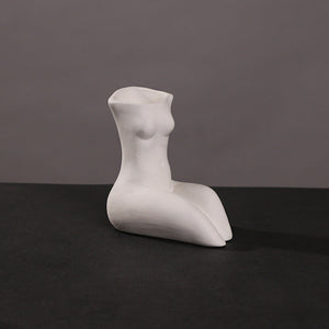 Nordic Creative Art Woman's Body Vase Home Decor