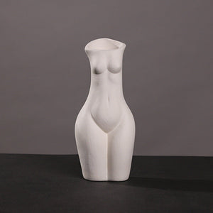 Nordic Creative Art Woman's Body Vase Home Decor