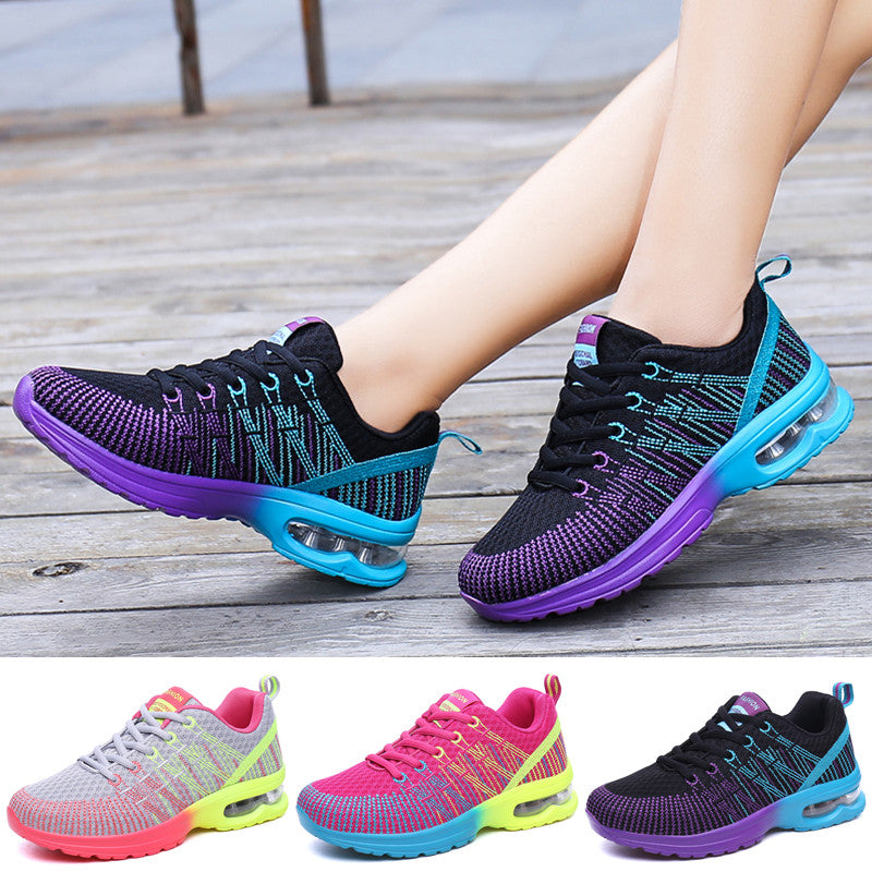 Sports Shoes Casual Mesh Breathable Fitness Womens Unique Stylish