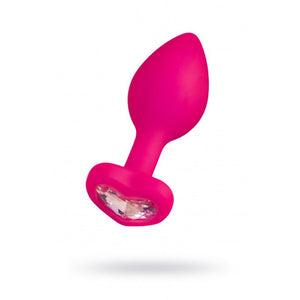 Diamond Heart Anal Plug Pink