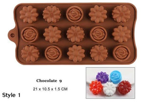 Silicone Chocolate Mold Non Stick Baking Tools Cake Decoration Supplies