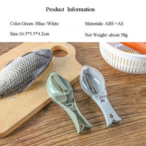 Fish Skin Brush Scraping Scale Grater Quick Disassembly Knife