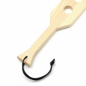 House Of Dasein 38Cm Cut Out Holes Wooden Spanking Paddle Bdsm Impact Play Fetish