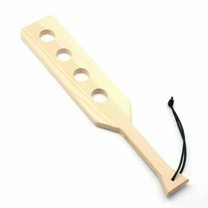 House Of Dasein 38Cm Cut Out Holes Wooden Spanking Paddle Bdsm Impact Play Fetish