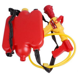 600 Fire Backpack Water Gun Beach Toy For Kids Engine Red