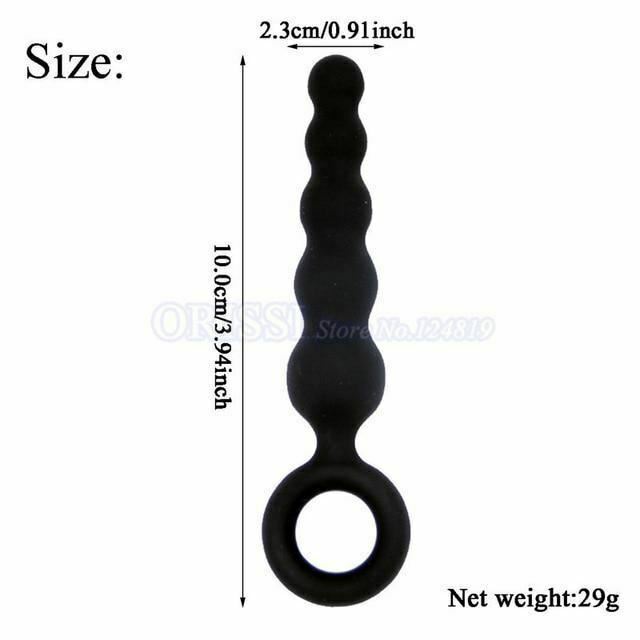 Silicone Anal Dildo Butt Plug Set Bdsm Training Fetish