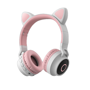 Cute Led Wireless Bluetooth 5.0 Headphones Kids Headset