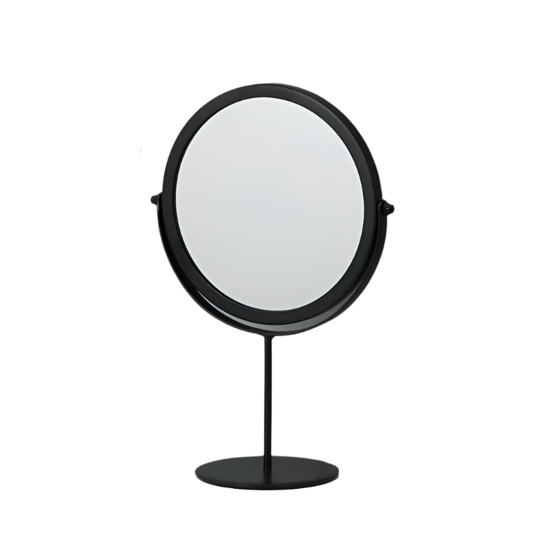 Bedroom Makeup Mirror With Iron Frame And Clear Surface For Dressing Needs