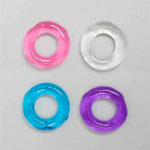 House Of Dasein 2 Pack Silicone Jelly Stretchy Penis Ring Cock Enlargement Men Set