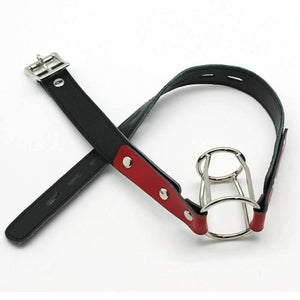 Metal Double Ring Open Mouth Gag Deep Throat Training Bdsm Bondage Restraints