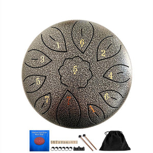 11 Tone 6 Inch C Steel Tongue Drum Percussion Musical Instruments