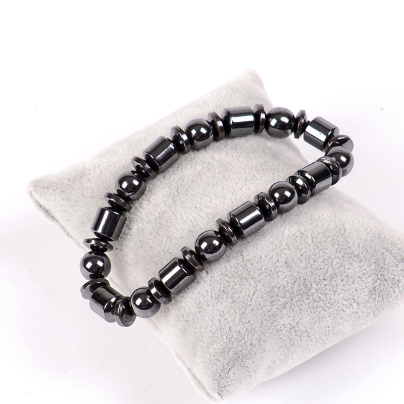 Veile Studios Weight Loss Black Stone Magnetic Therapy Bracelet For Improved Circulation