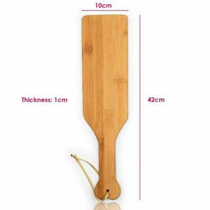 Large 42Cm Natural Bamboo Wooden Spanking Paddle Bdsm Impact Toy Fetish