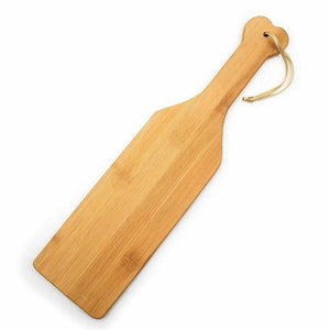 Large 42Cm Natural Bamboo Wooden Spanking Paddle Bdsm Impact Toy Fetish