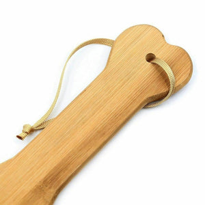 Large 42Cm Natural Bamboo Wooden Spanking Paddle Bdsm Impact Toy Fetish