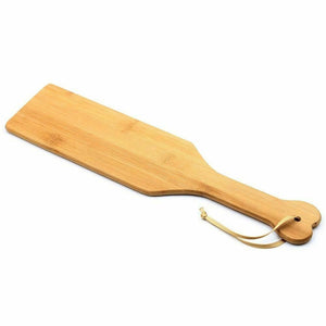 Large 42Cm Natural Bamboo Wooden Spanking Paddle Bdsm Impact Toy Fetish