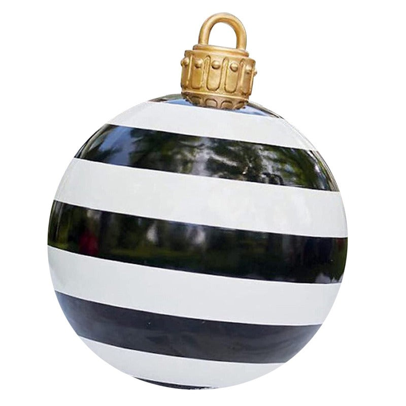 Giant Christmas Ornament Ball Outdoor Pvc 60Cm Inflatable Bauble