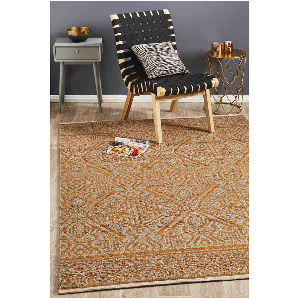 Relic 120 Rust Rug By Culture 320 X 230Cm Rectangle Home And Garden