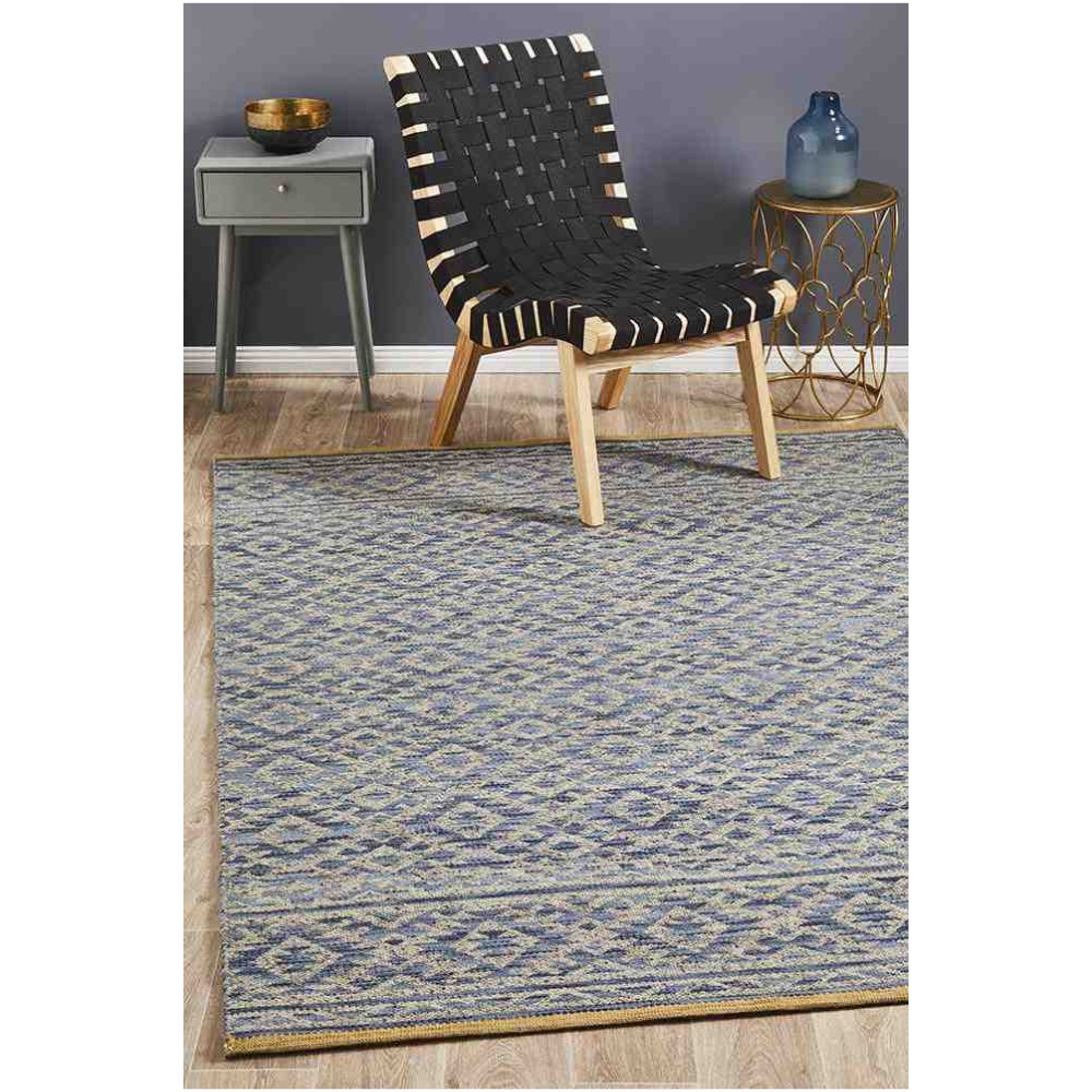 Relic 130 Blue Rug By Culture 280 X 190Cm Rectangle Home And Garden