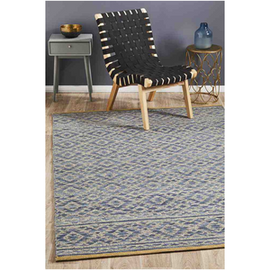 Relic 130 Blue By Rug Culture 320 X 230Cm Rectangle