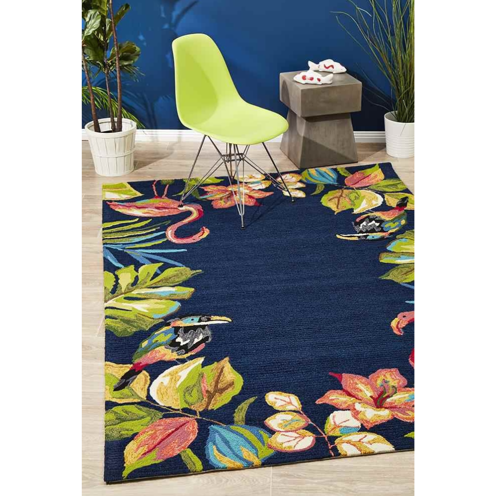 Copacabana 591 Navy By Rug Culture 280X190cm Rectangle