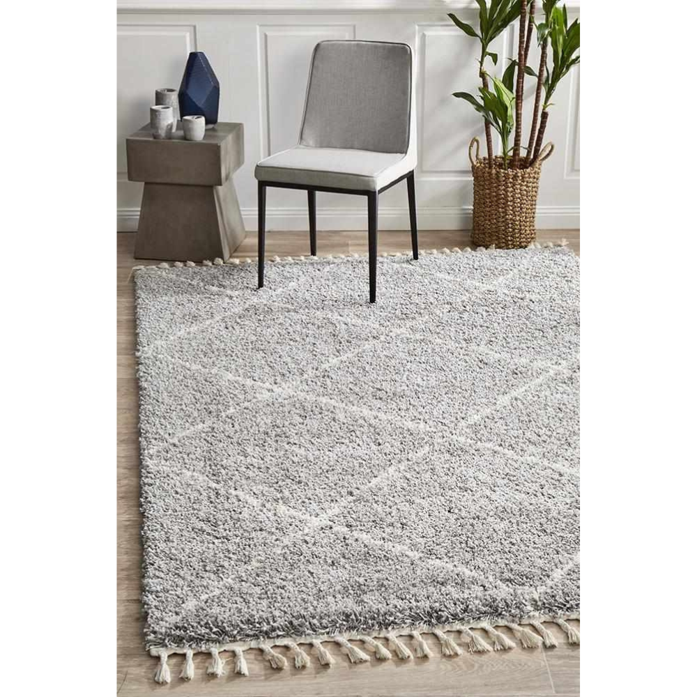 Saffron 22 Silver By Rug Culture 290 X 200Cm Rectangle