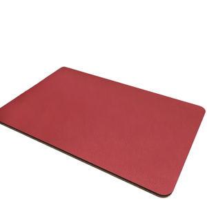 Red Waterproof Quick Dry Kitchen Mat Non Slip Rubber Base Absorbent Technology Fabric 4Mm Thick