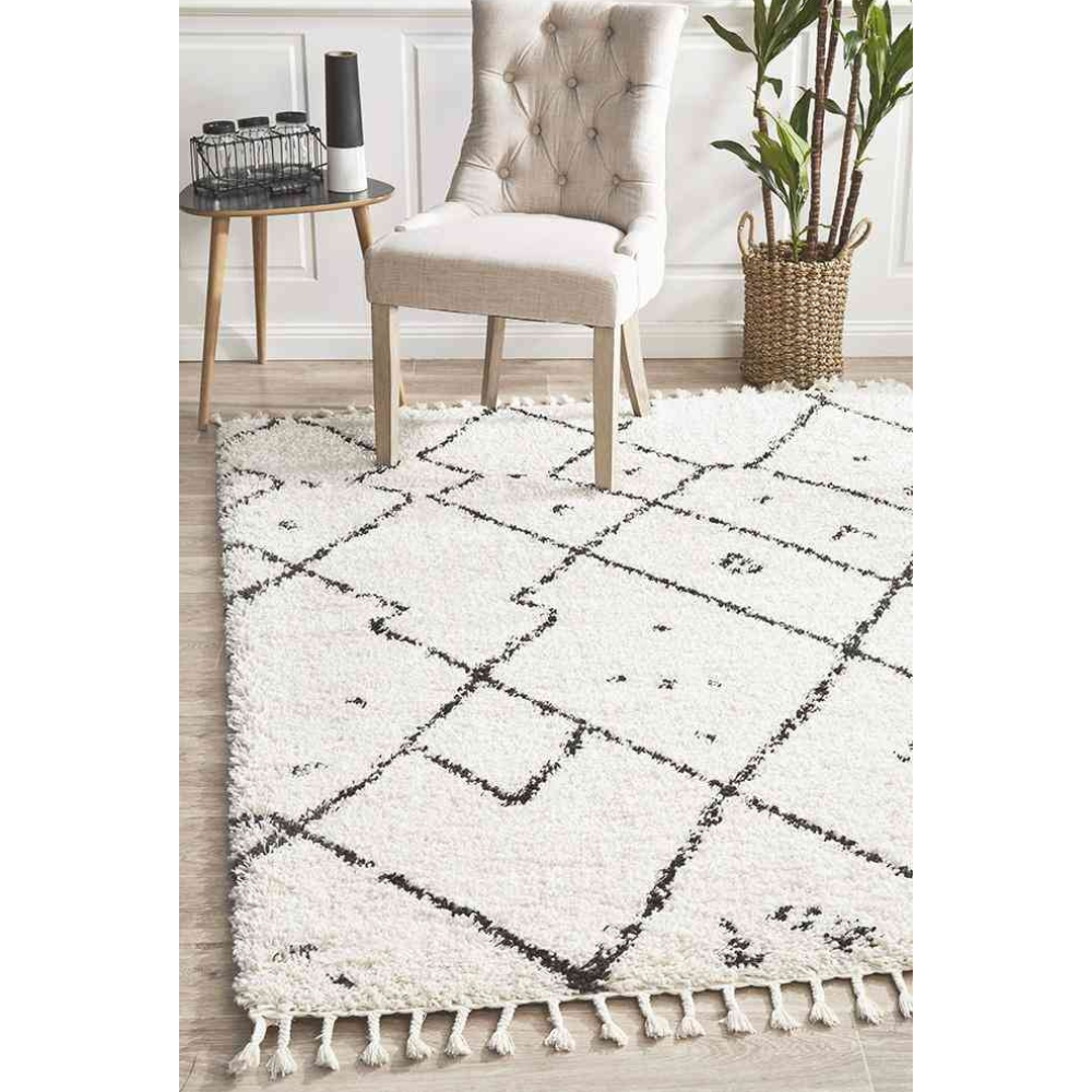 Saffron 44 White By Rug Culture 300X80cm Runner