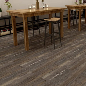 5Pcs Vinyl Tile Brown Driftwood Stain Self Adhesive Waterproof Floor Stickers