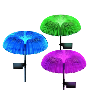 7 Color Solar Jellyfish Lights For Outdoor Walkways And Gardens