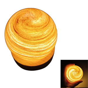 Sunset Led Planet Night Light With Wooden Base Usb Rechargeable