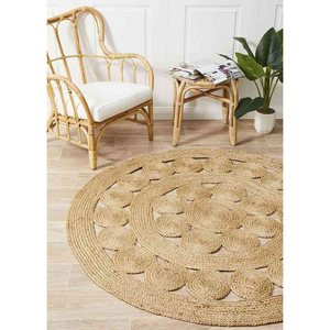 Rug Culture Atrium Pilu Natural By Round