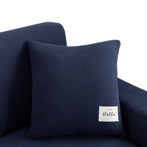 Pillowcase 45X45cm Navy Polyester Thick Stretchable Cushion For Garden