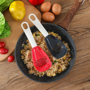 Multifunctional Slotted Spoon Cooking For Grinding And Stir Frying Kitchen Gadget