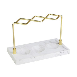 Golden Storage Rack Makeup Bathroom Organiser