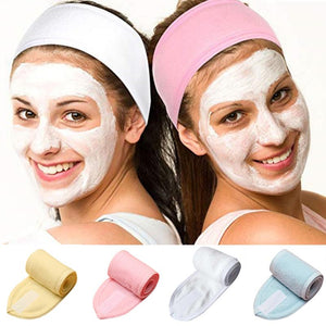 Adjustable Terry Cloth Towel Headband For Women