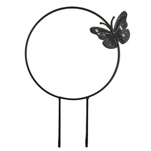 Round Heart-Shaped Plant Support Garden Stake Stand Flower Trellis Frame Holder