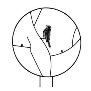 Round Heart-Shaped Plant Support Garden Stake Stand Flower Trellis Frame Holder