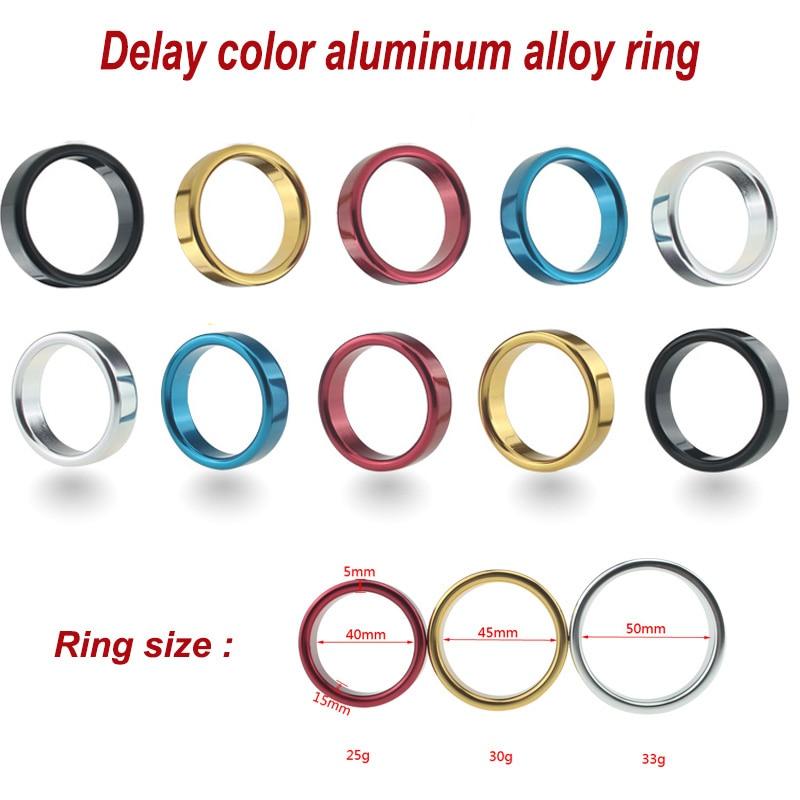 Metal Cock Ring Aluminium Alloy Male Three Sizes