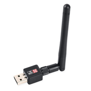 2.4G Mini Usb Wifi Adapter 150Mbps 2Db Dongle Mt7601 Fi Receiver Wireless Network Card 802.11Bng High Speed New