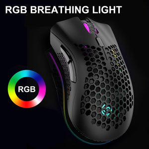 2.4G Optical Mice Rgb Backlit Mouse Wireless 1600Dpi Gaming Usb Rechargeable For Computer Laptop Notebook