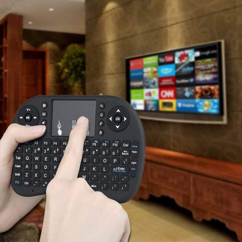 Tablet Keyboards 2.4Ghz Mini Wireless With Touchpad Portable Rechargeable Handheld Remote Control For Laptop / Pc Tablet