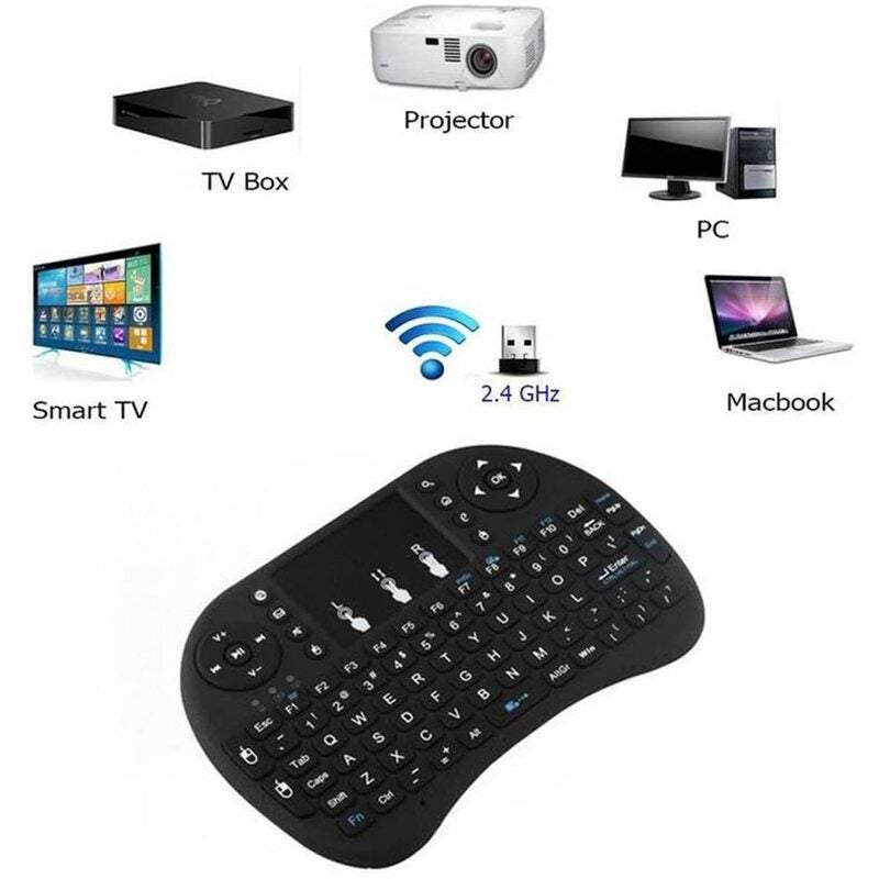 Tablet Keyboards 2.4Ghz Mini Wireless With Touchpad Portable Rechargeable Handheld Remote Control For Laptop / Pc Tablet