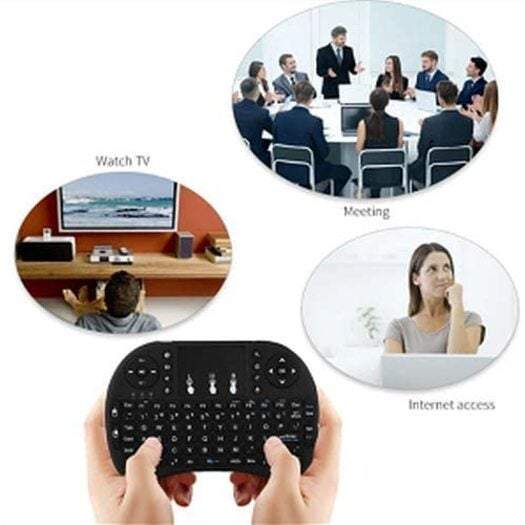 Tablet Keyboards 2.4Ghz Mini Wireless With Touchpad Portable Rechargeable Handheld Remote Control For Laptop / Pc Tablet