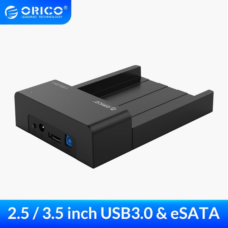 2.5 3.5Inch Hdd Caddy Tool Free Sata Usb Type B Esata External Ssd Enclosure Up 8Tb Docking Station For Laptop