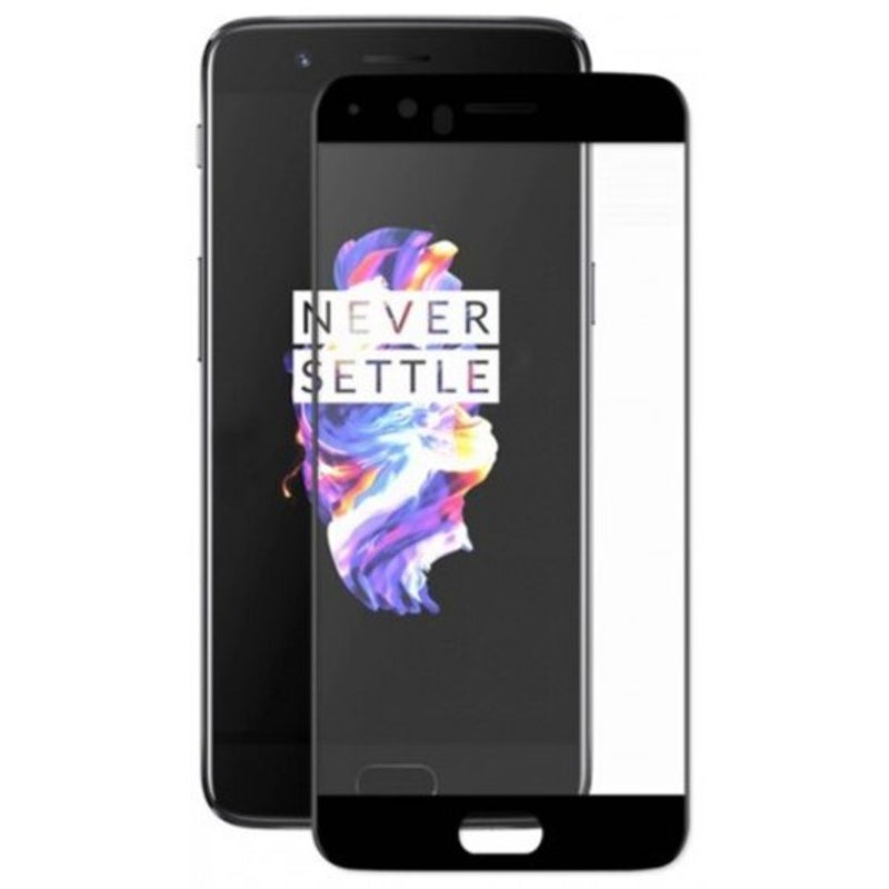 2.5D 9H Hardness Tempered Glass Full Cover Screen Film Protector For Oneplus Black