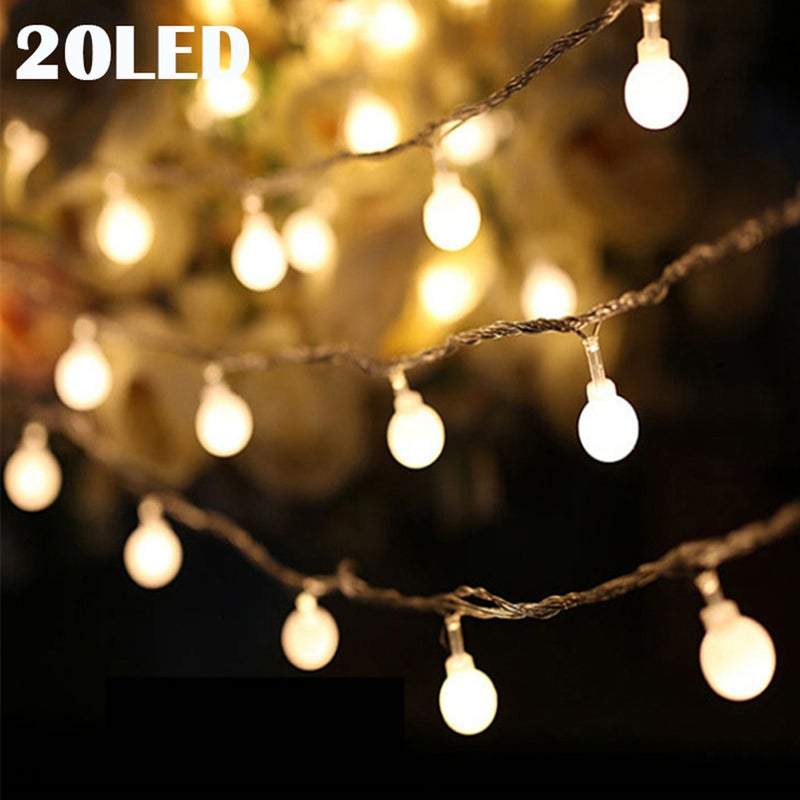 Indoor String Lights 2.5M 20Led Battery Powered And Outdoor Garden Decoration